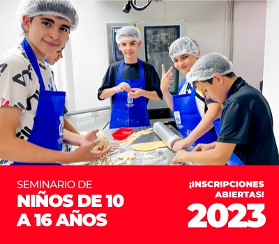 Seminario de Cocina para Niños de 10 a 16 años